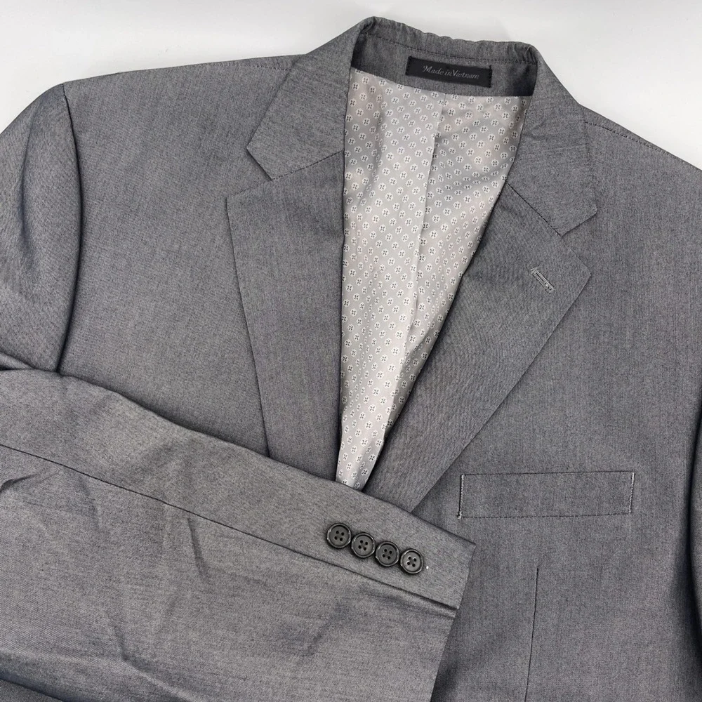 Lauren Ralph Lauren Men's Classic‎ Fit Gray Suit Blazer Sport Coat Jacket 42S